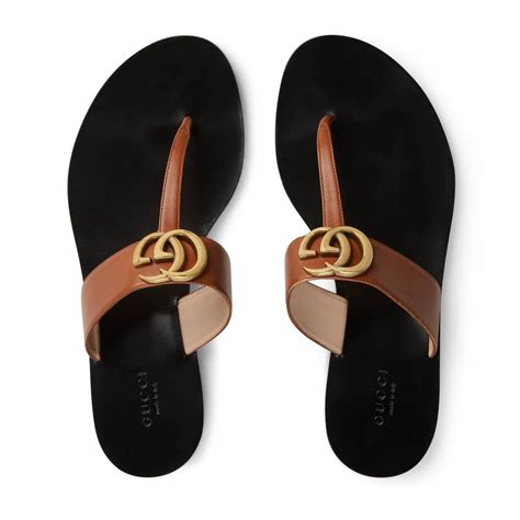 gucci double g sandal|gucci double g thong sandals.